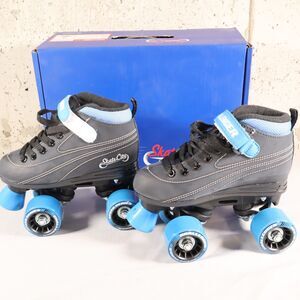 Challenger Speed Skates Skate City Youth Size 1 Blue Black Adjustable P970 BSC